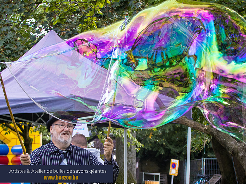 spectacle de bulles pour enfants Bruxelles