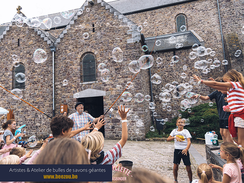 spectacle de bulles pour enfants