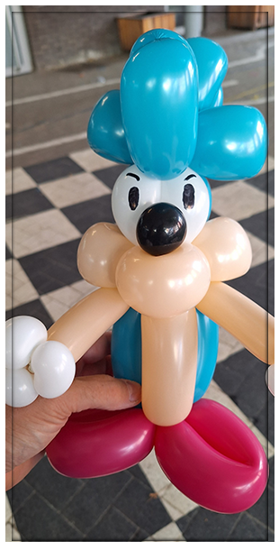 Sculpteur de ballon en Belgique - Modèle SONIC